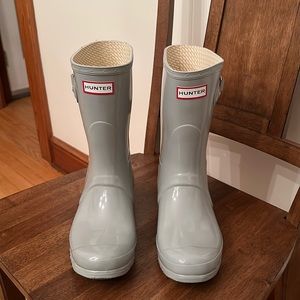 HUNTER Women's Original Short Rain Boots Gray